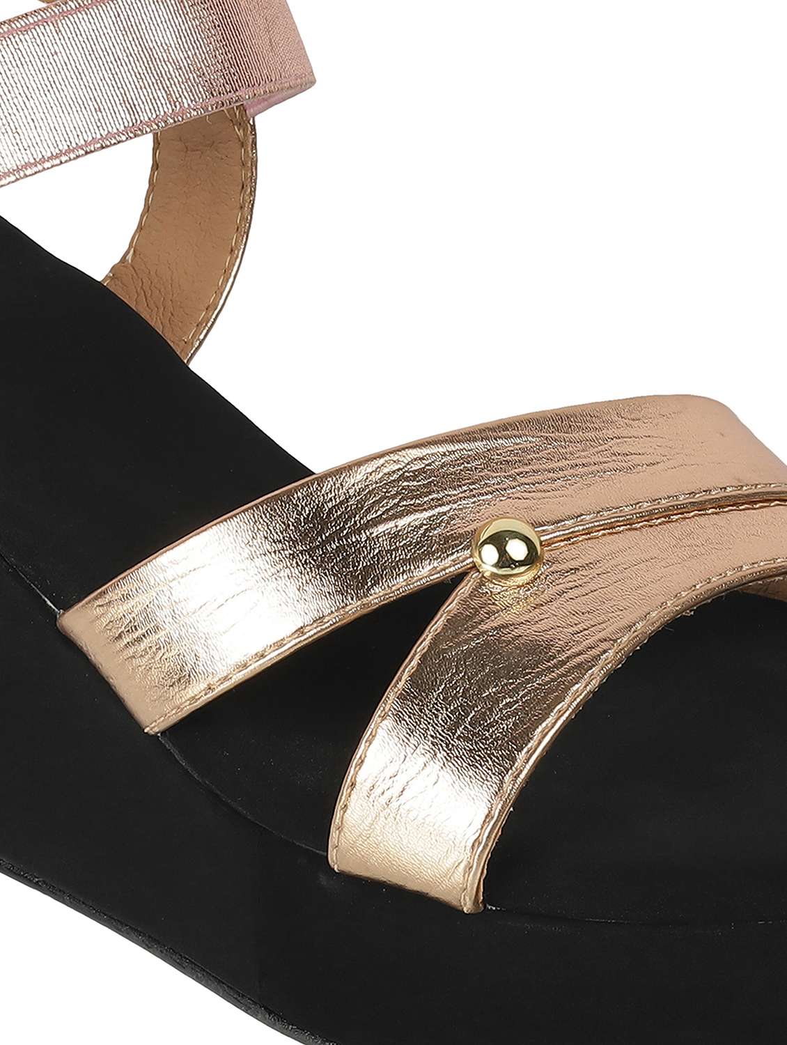 women solid back strap wedge - 22251954 -  Standard Image - 5