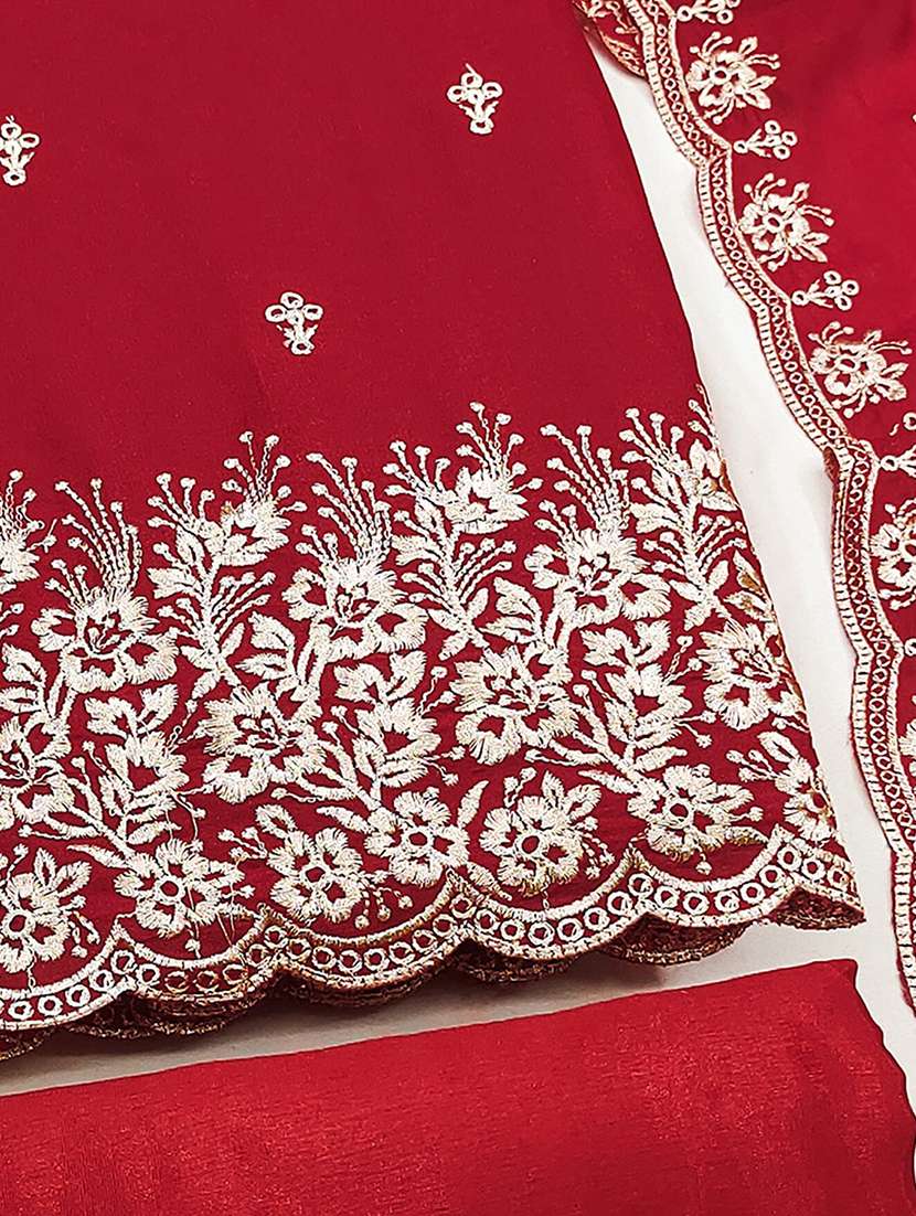 women solid with work unstitched suit set - 22252116 -  Standard Image - 3