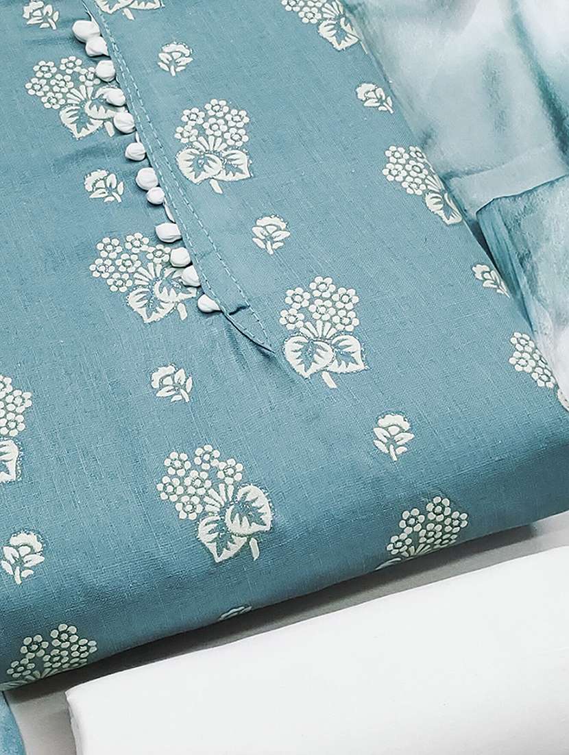 women floral unstitched suit set - 22252131 -  Standard Image - 3