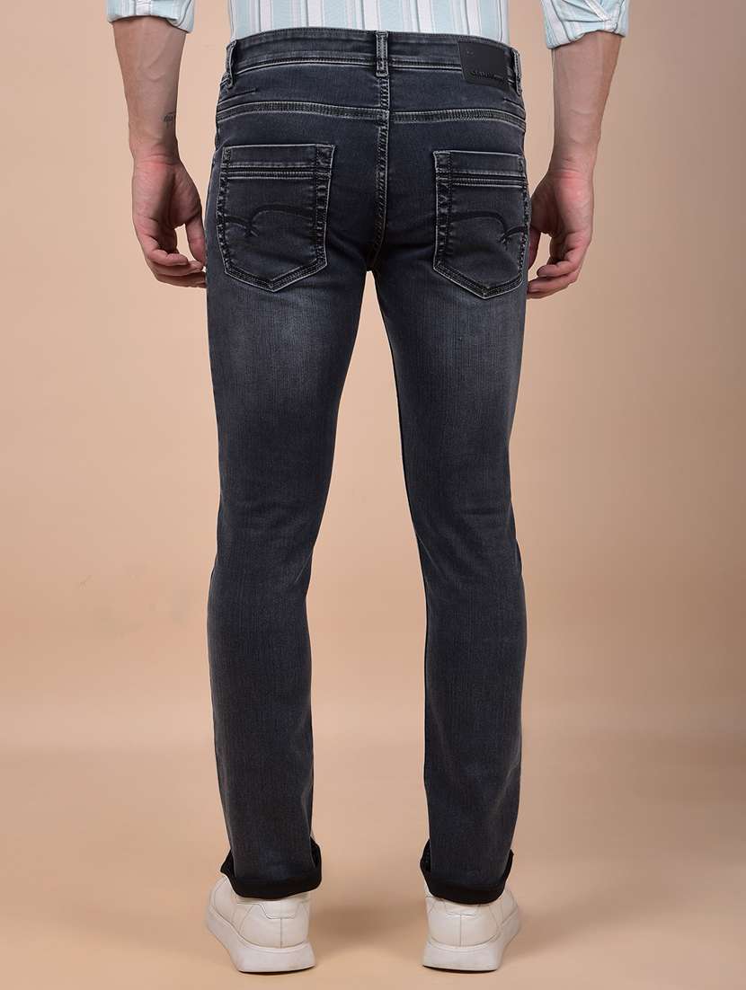men solid mid rise skinny fit jeans - 22253137 -  Standard Image - 3