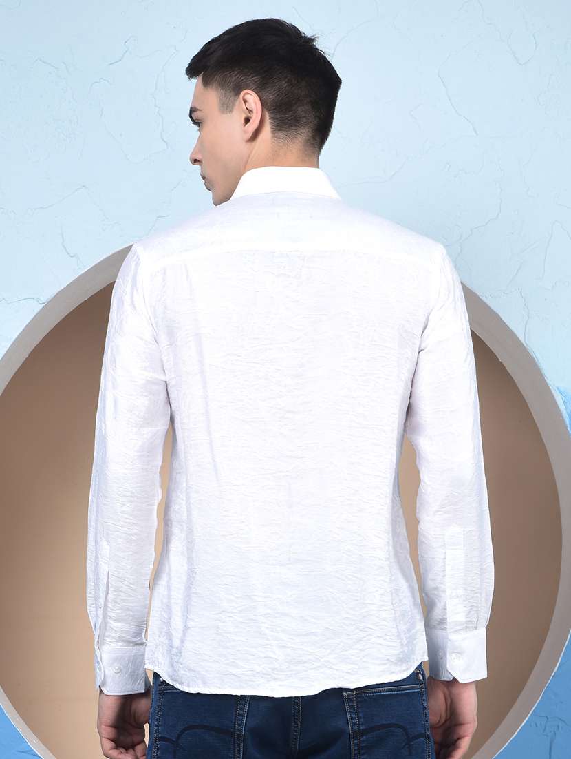 men collared long sleeve casual shirt - 22253179 -  Standard Image - 3