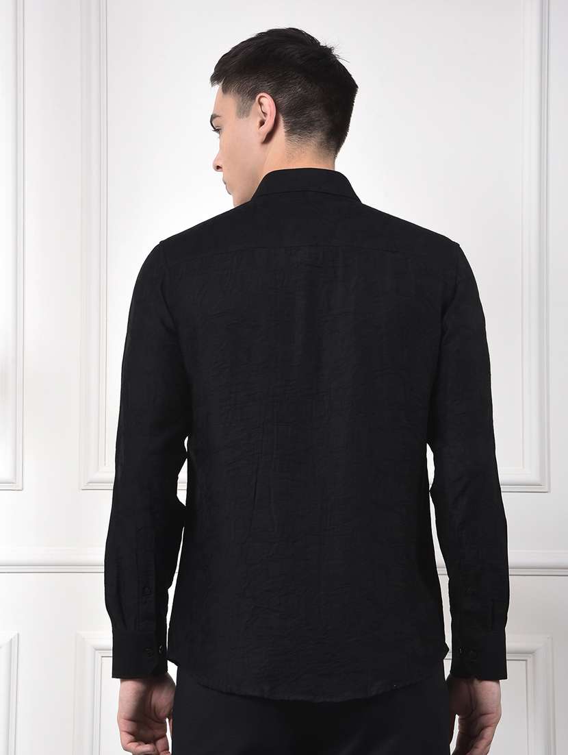 men collared long sleeve casual shirt - 22253181 -  Standard Image - 3