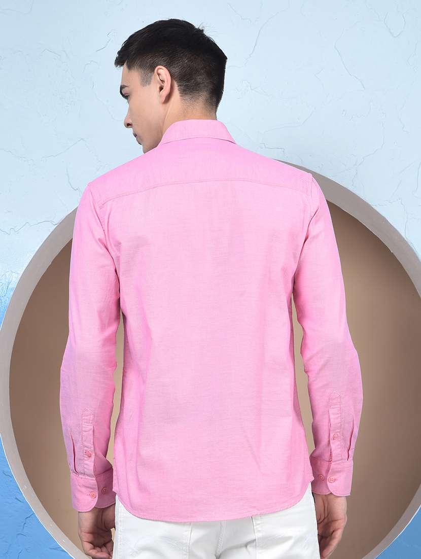 men collared long sleeve casual shirt - 22253192 -  Standard Image - 3
