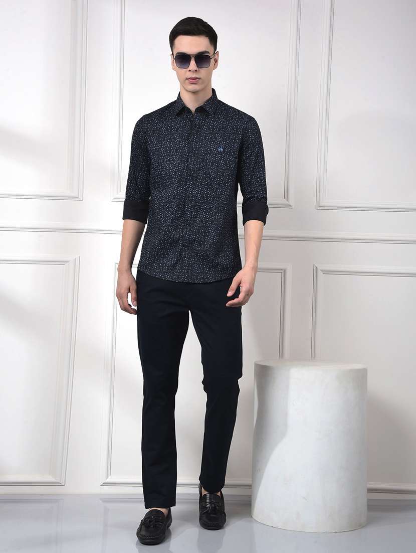 men collared long sleeve casual shirt - 22253194 -  Standard Image - 5