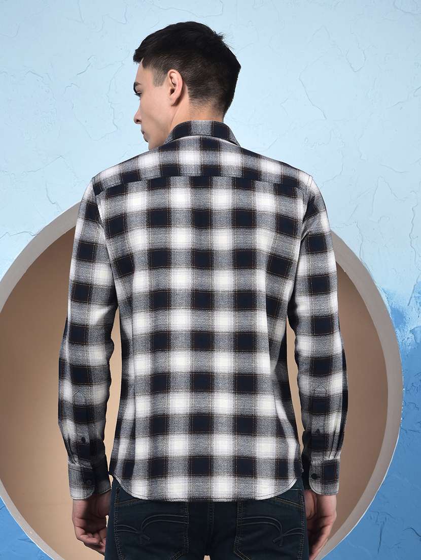 men collared long sleeve casual shirt - 22253209 -  Standard Image - 3