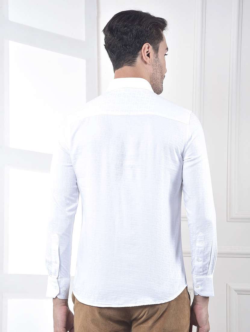 men collared long sleeve casual shirt - 22253231 -  Standard Image - 3