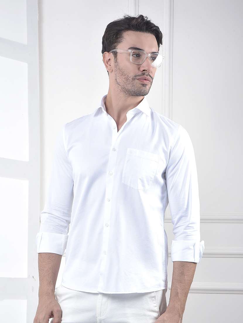 men collared long sleeve casual shirt