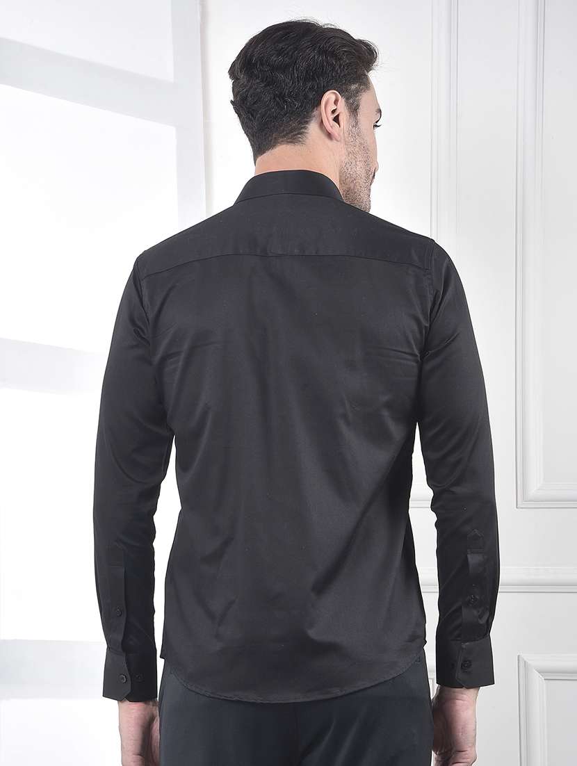 men collared long sleeve casual shirt - 22253236 -  Standard Image - 3