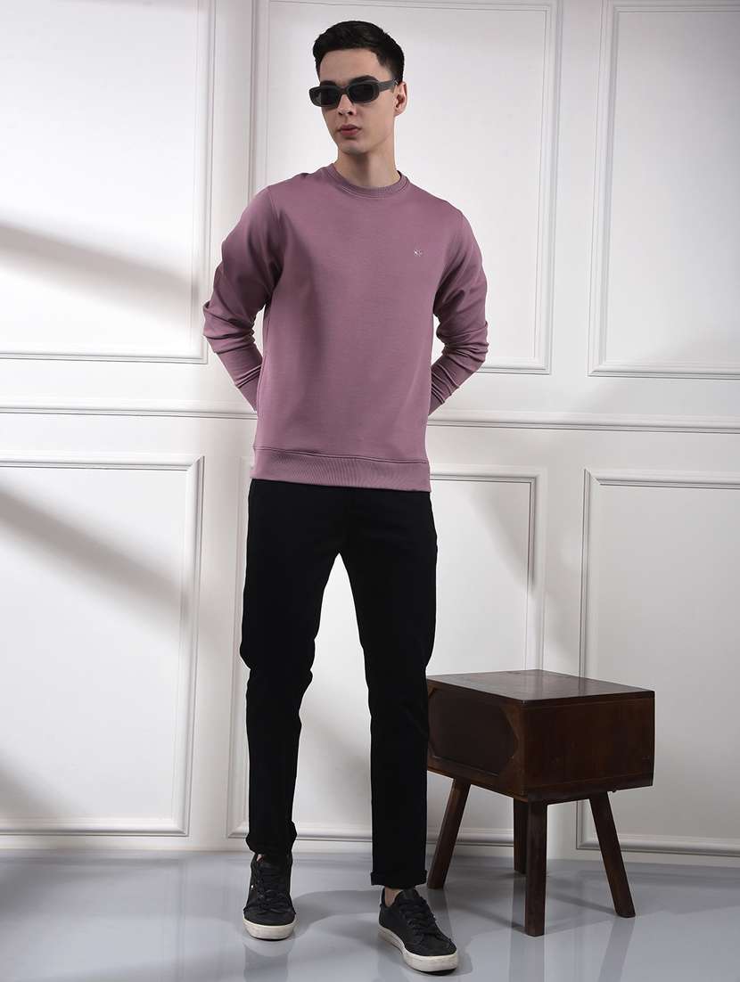 men solid mid rise slim fit chinos  - 22253266 -  Standard Image - 5