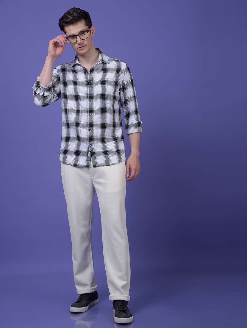 men solid mid rise straight fit chinos  - 22253279 -  Standard Image - 5