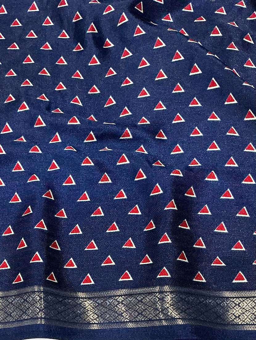 women printed casual wear saree with blouse - 22253521 -  Standard Image - 3