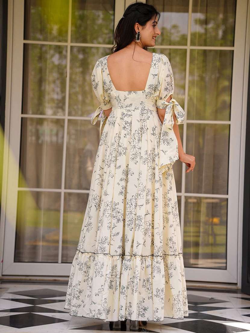 women floral sweetheart neck tiered maxi dress - 22253553 -  Standard Image - 3