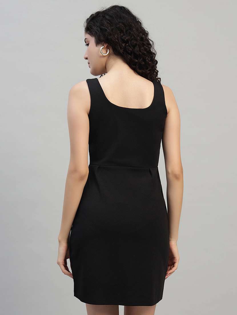 women solid sleeveless sheath dress - 22253632 -  Standard Image - 3