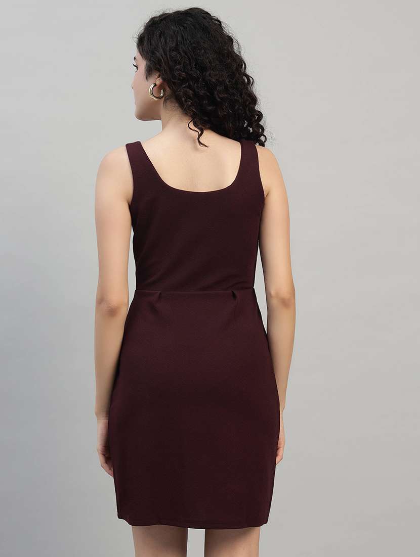 women solid sleeveless sheath dress - 22253633 -  Standard Image - 3