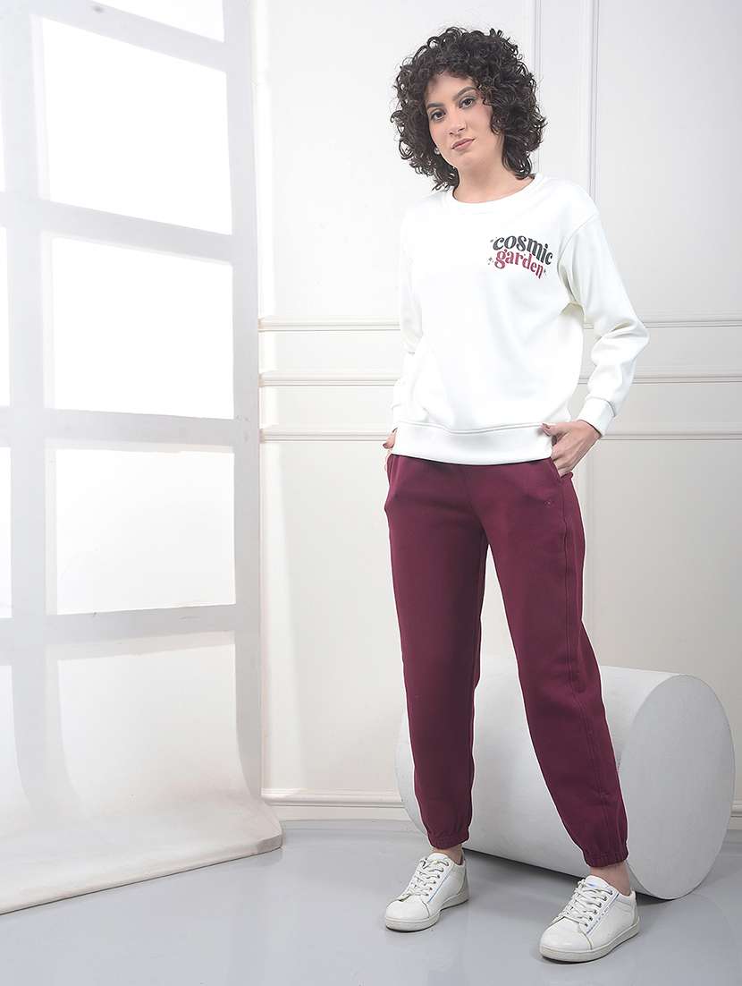 women solid mid rise jogger - 22253783 -  Standard Image - 5