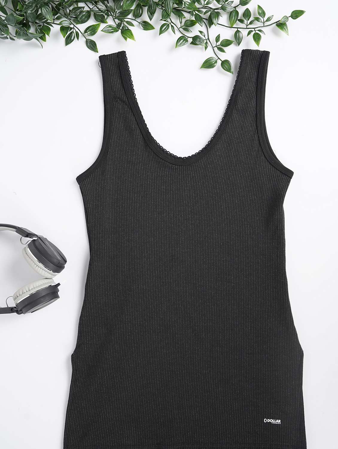 women solid sleeveless thermal top - 22253949 -  Standard Image - 3