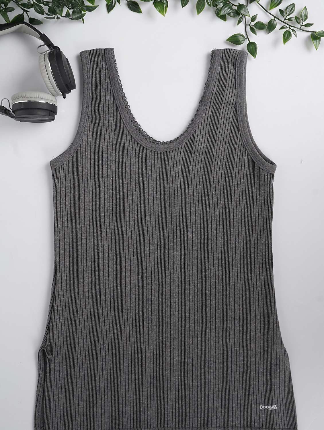 women solid sleeveless thermal top - 22253952 -  Standard Image - 3