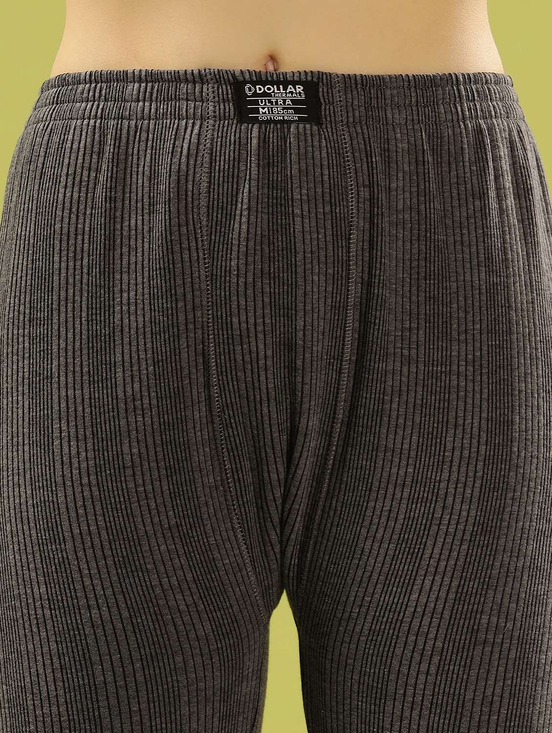 women solid mid rise thermal bottom - 22253976 -  Standard Image - 5