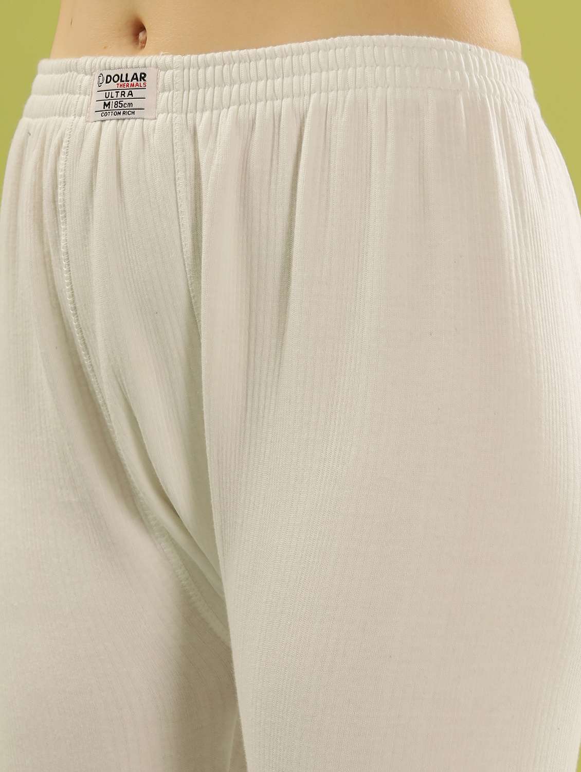 women pack of 2 solid mid rise thermal bottom - 22253979 -  Standard Image - 5