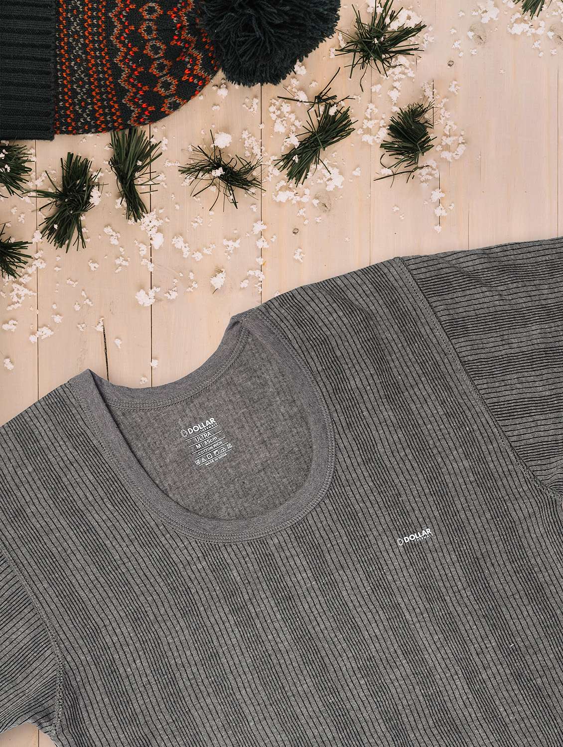 men pack of 2 solid full sleeve thermal top - 22253986 -  Standard Image - 3