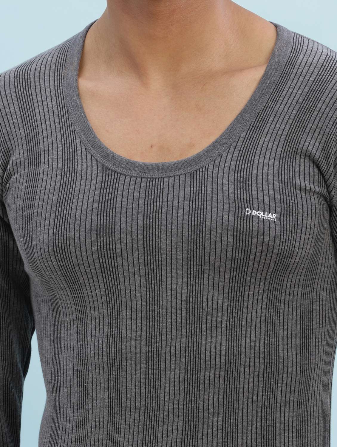 men pack of 2 solid full sleeve thermal top - 22253986 -  Standard Image - 5