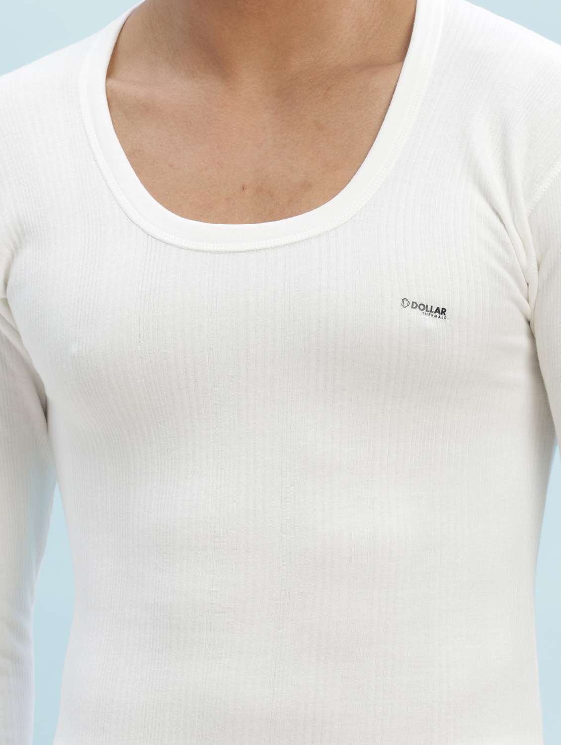 men solid full sleeve thermal top - 22253987 -  Standard Image - 5