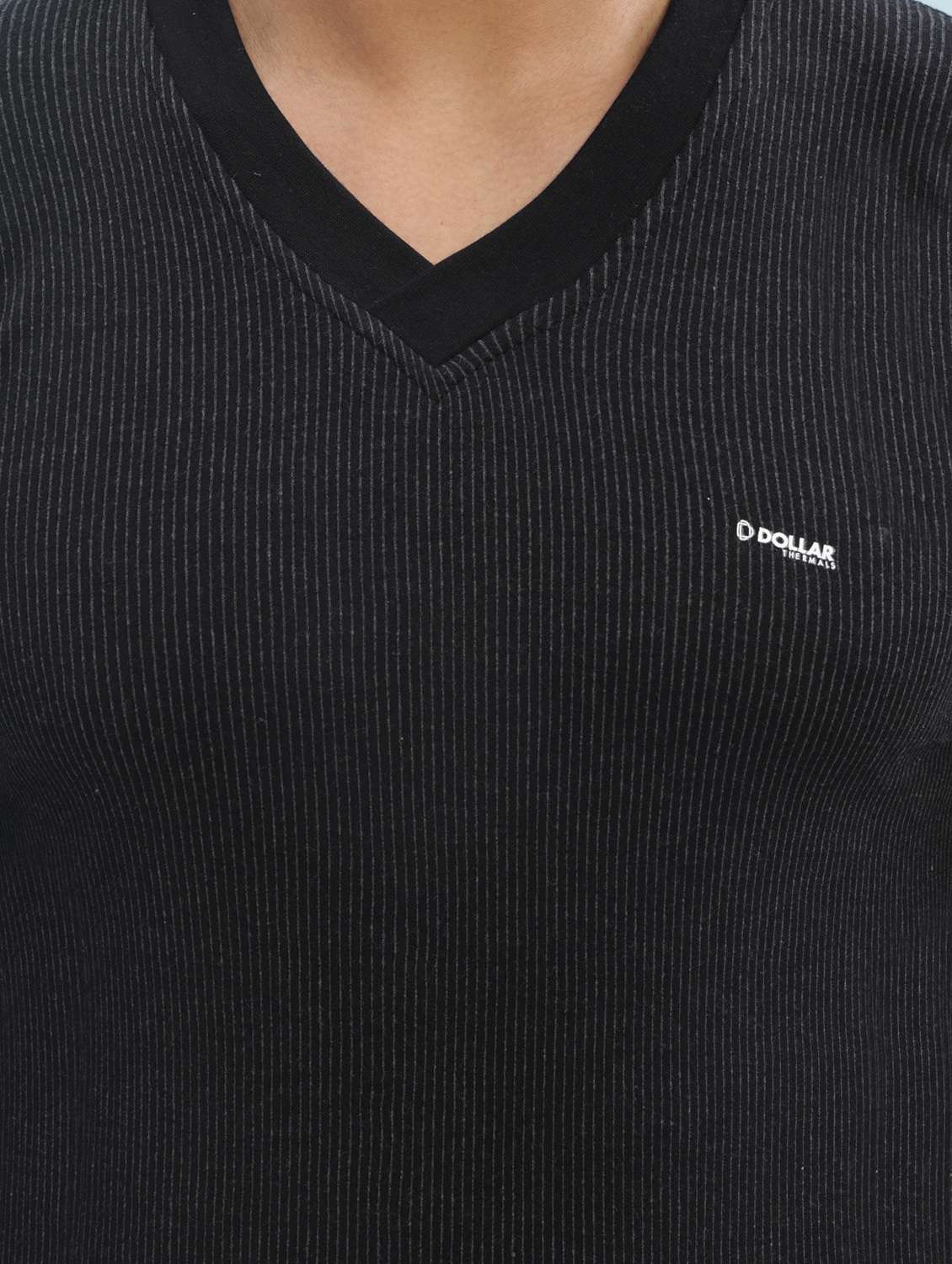 men solid full sleeve thermal top - 22253994 -  Standard Image - 3