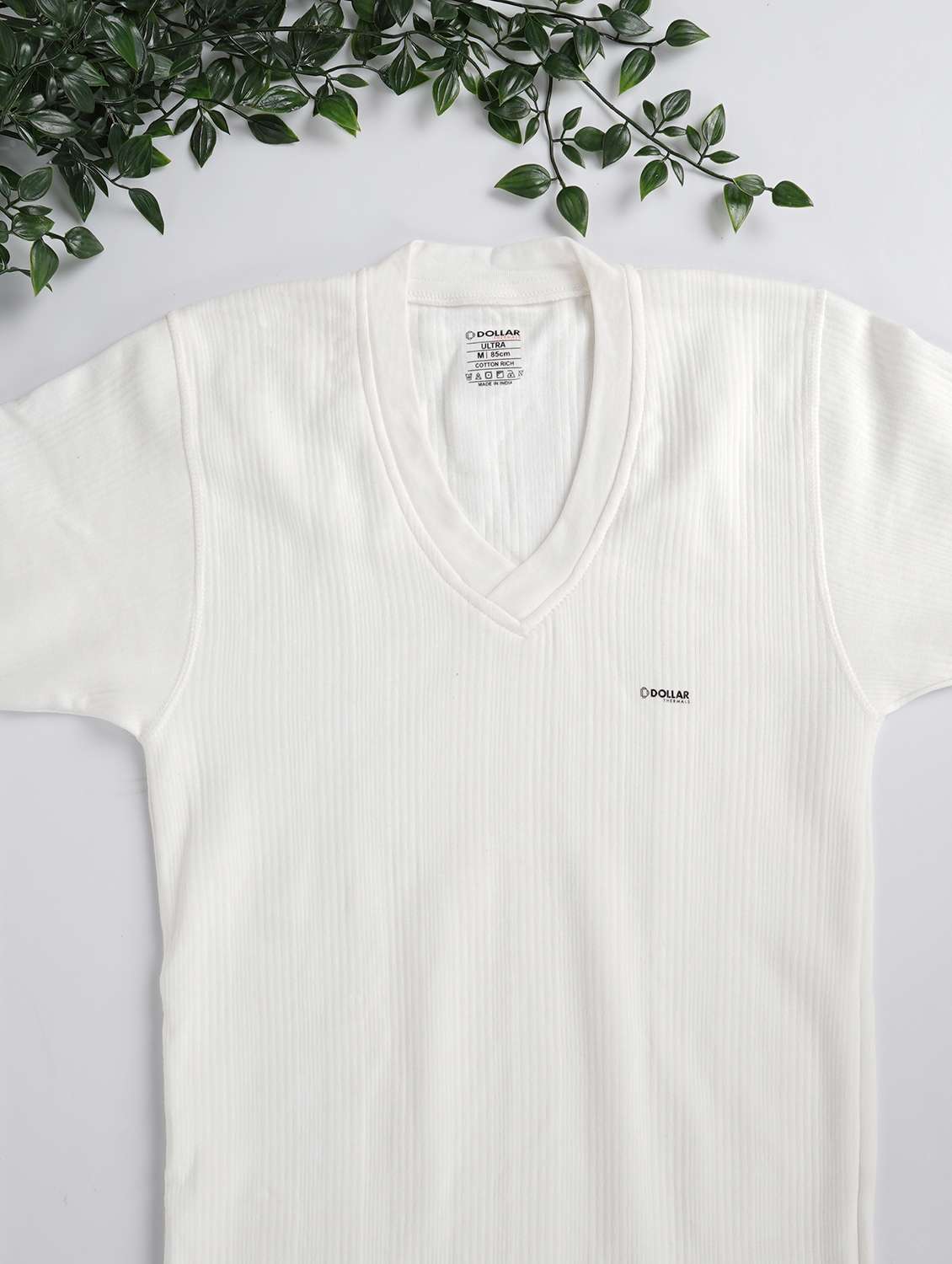 men pack of 2 solid full sleeve thermal top - 22254000 -  Standard Image - 3