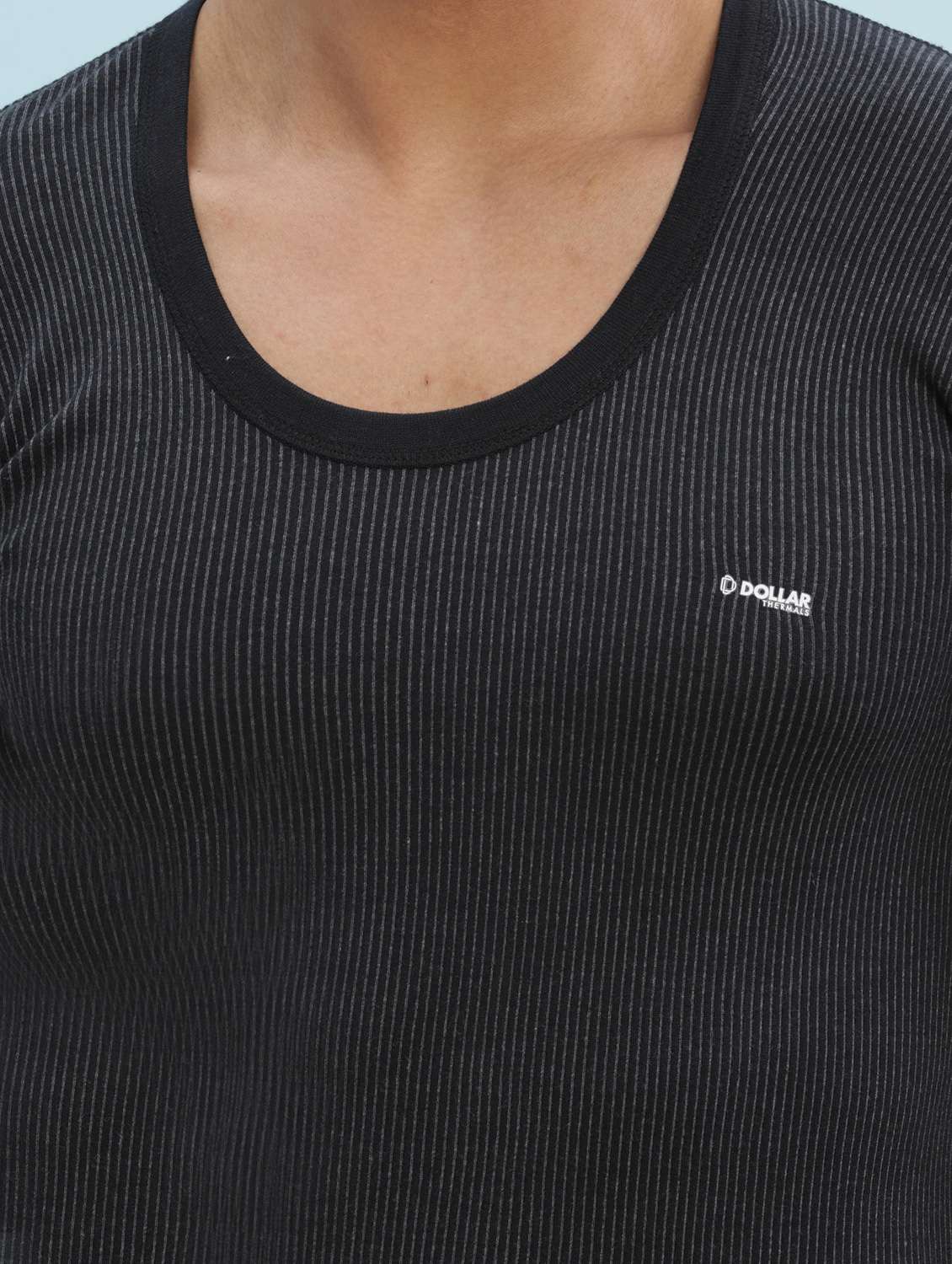 men pack of 2 solid half sleeve thermal top - 22254005 -  Standard Image - 5