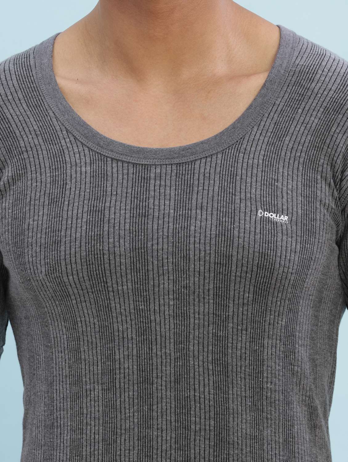 men pack of 2 solid half sleeve thermal top - 22254010 -  Standard Image - 5