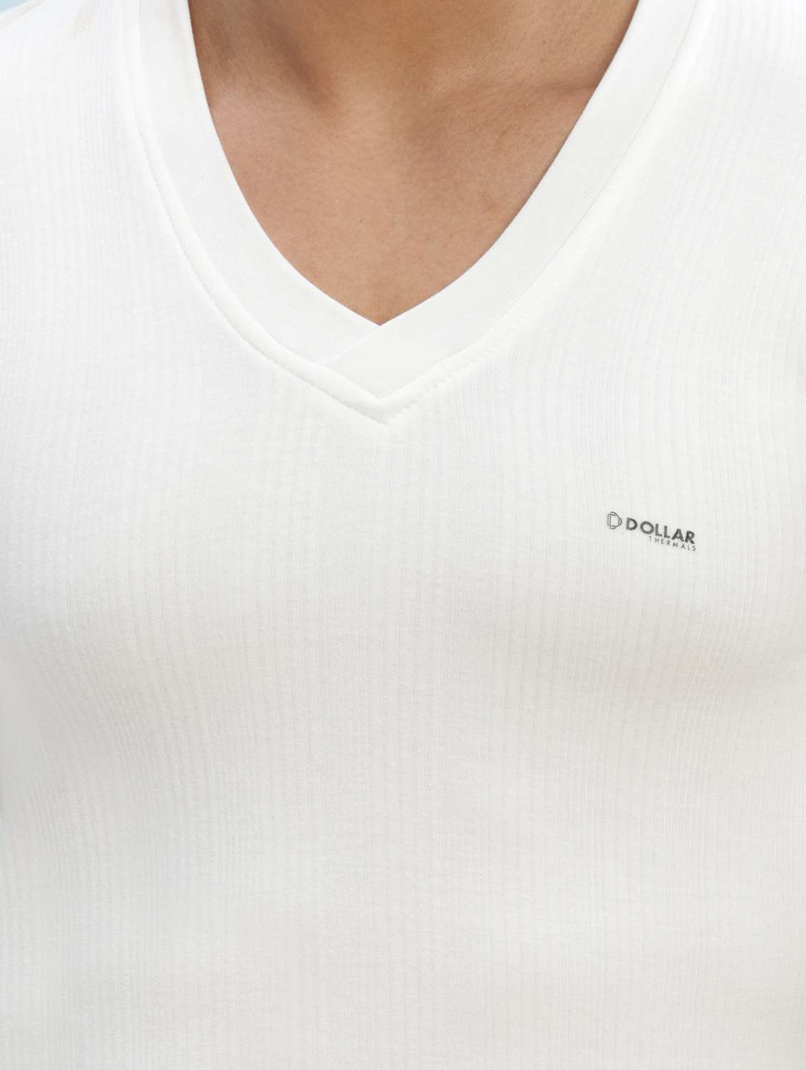 men solid half sleeve thermal top - 22254023 -  Standard Image - 5