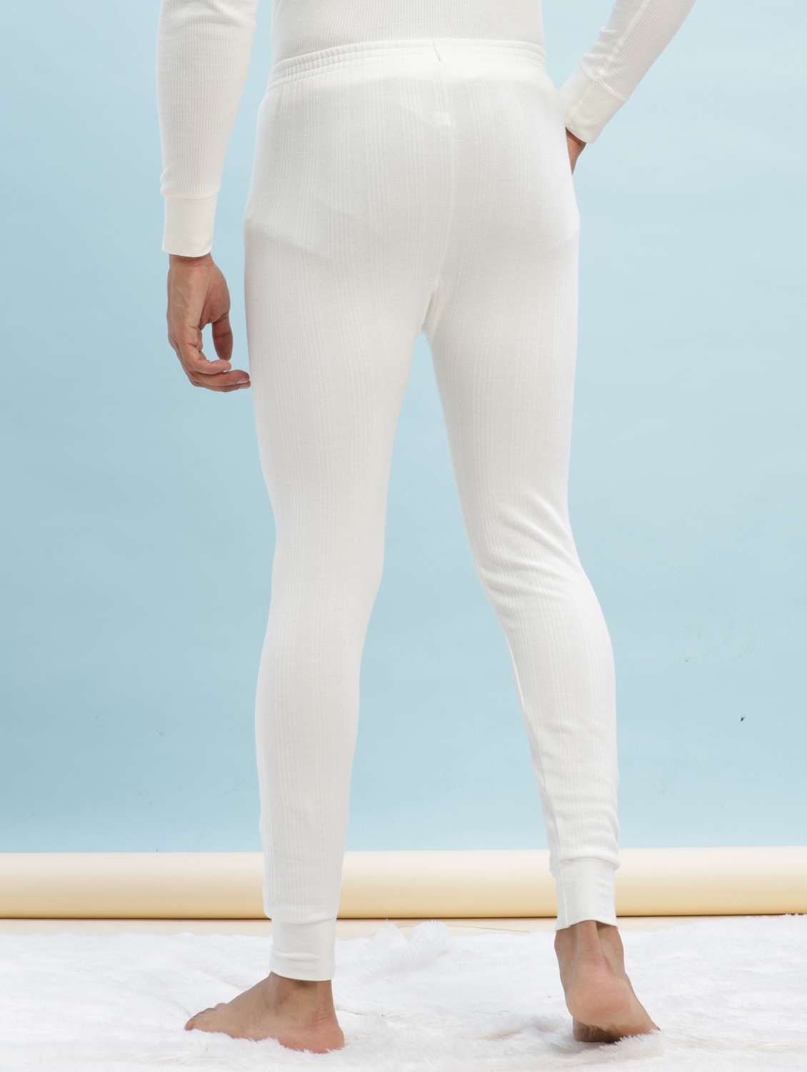 men pack of 2 solid thermal bottom - 22254029 -  Standard Image - 3