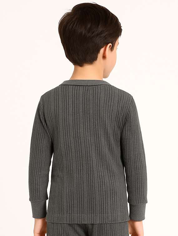 boys pack of 2 solid long sleeve thermal top - 22254039 -  Standard Image - 3