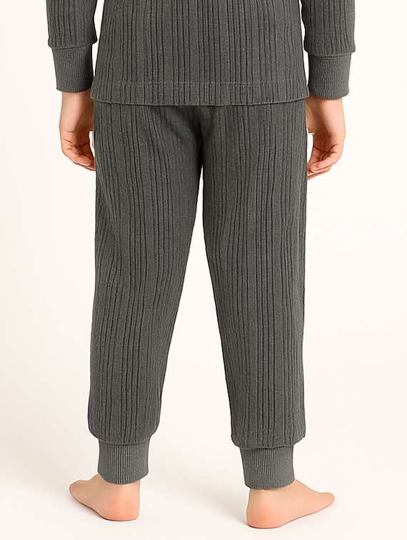 boys pack of 2 solid mid rise thermal bottom - 22254051 -  Standard Image - 3