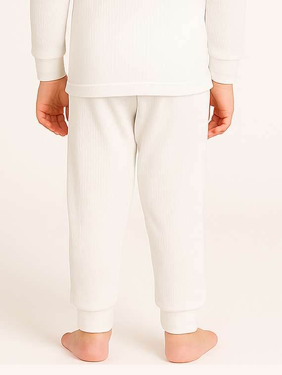 boys solid mid rise thermal bottom - 22254054 -  Standard Image - 3