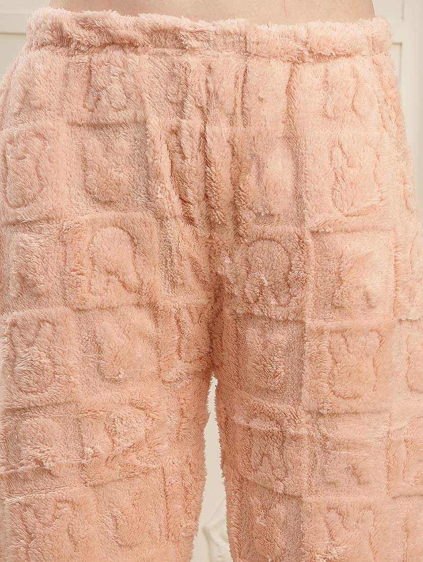 women solid mid rise lounge wear pyjama - 22254911 -  Standard Image - 5