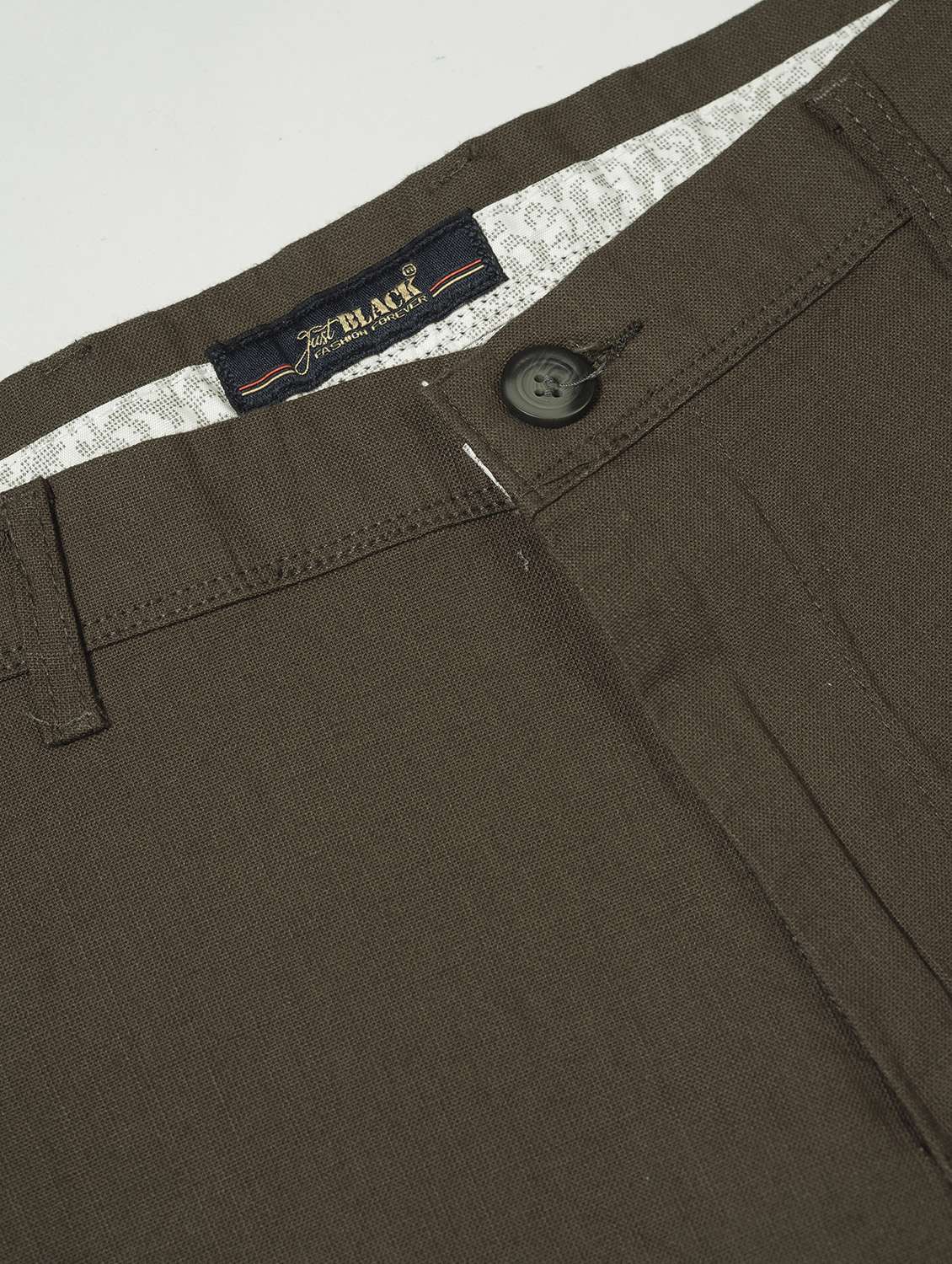 men solid mid rise straight fit chinos  - 22254933 -  Standard Image - 5