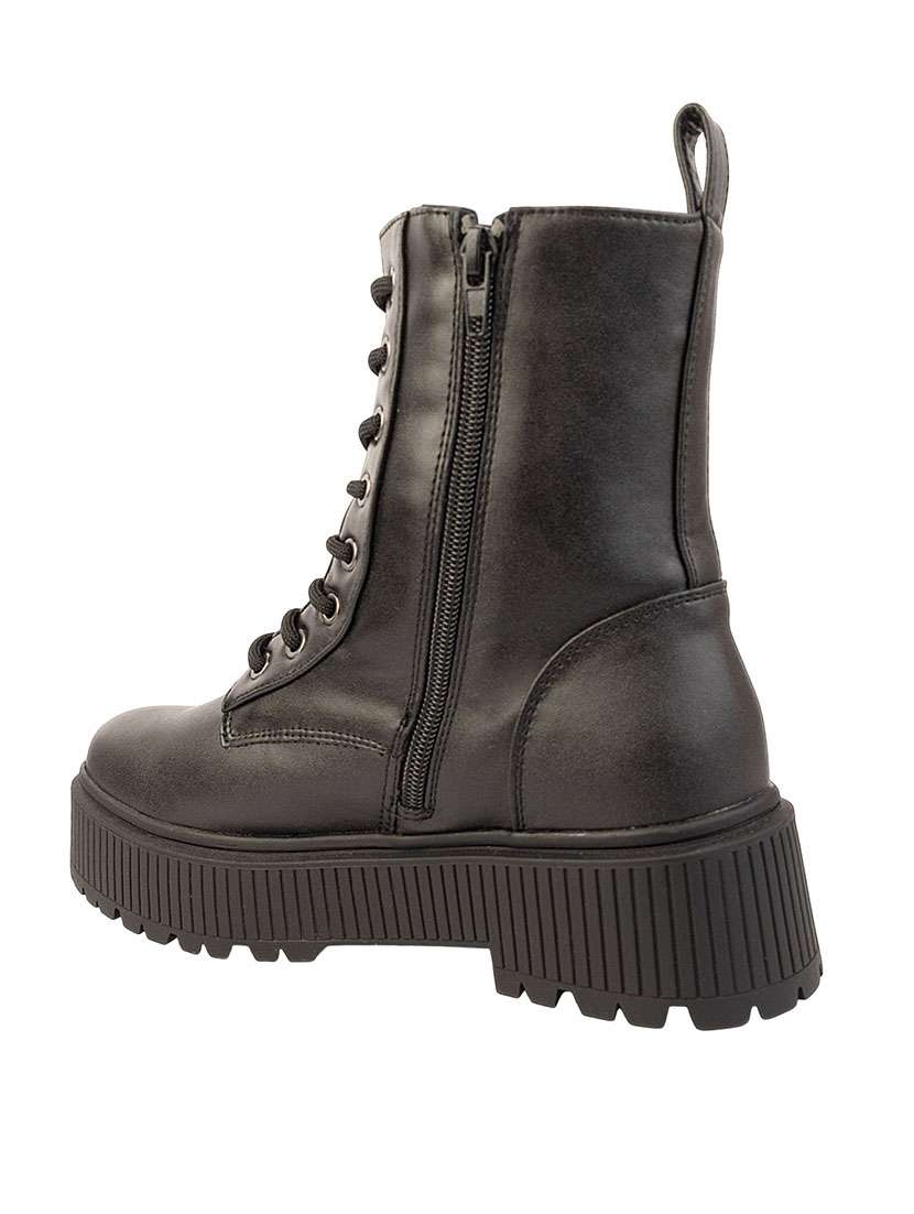 women solid ankle length boots - 22255012 -  Standard Image - 3