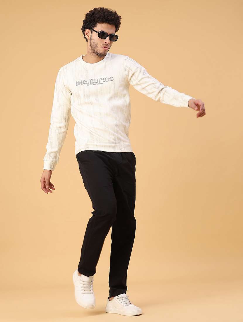 men solid mid rise full length track pant - 22255148 -  Standard Image - 5