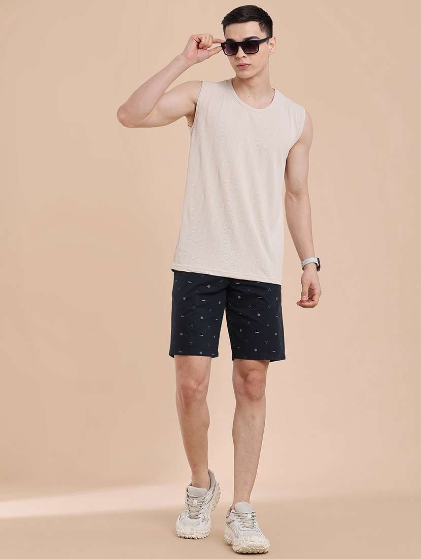 Men Printed Short Sleeves Regular Fit Shorts - 22255165 -  Standard Image - 5
