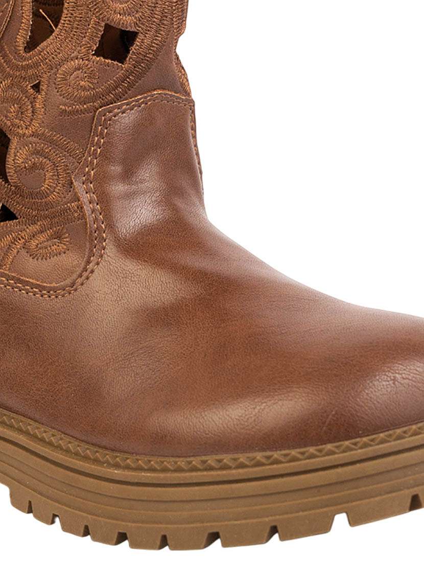 kids solid snkle length boots - 22255191 -  Standard Image - 5