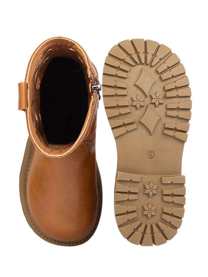 kids solid snkle length boots - 22255192 -  Standard Image - 5