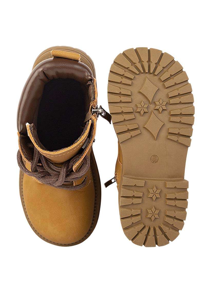 kids solid snkle length boots - 22255196 -  Standard Image - 5