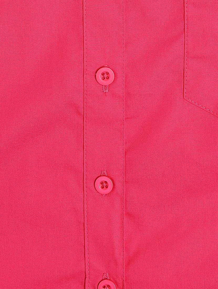 girls solid short sleeve shirt  - 22255342 -  Standard Image - 3