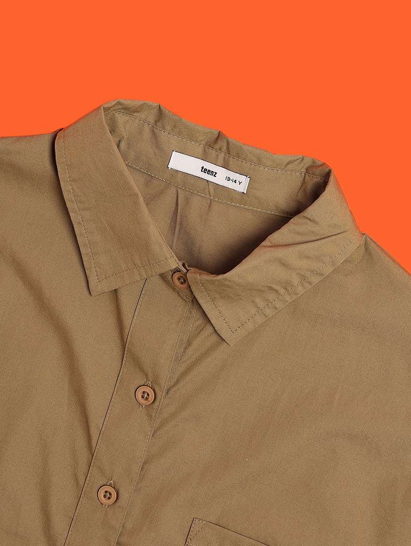 girls solid short sleeve shirt  - 22255343 -  Standard Image - 3