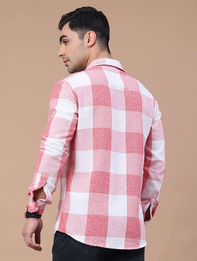 Red Cotton Shacket - 22256256 -  Standard Image - 3