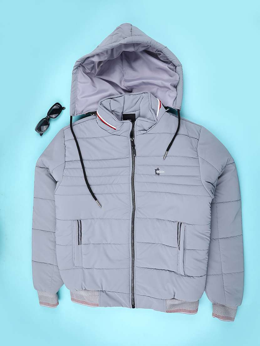 boys solid long sleeve jacket