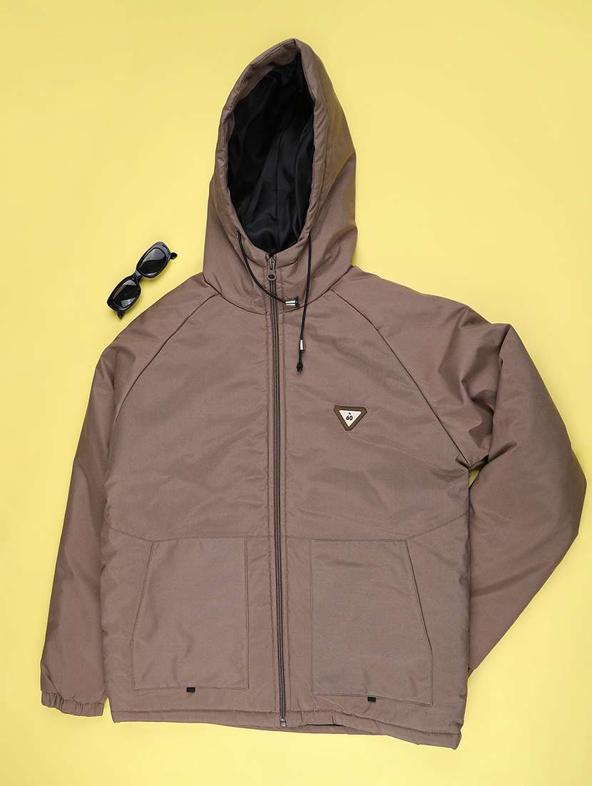 boys solid long sleeve jacket