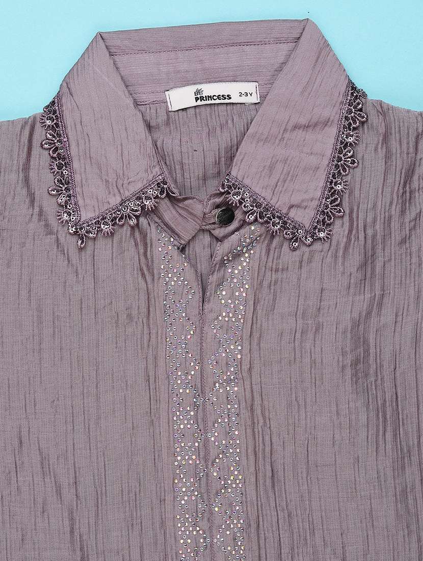 girls self designed short sleeve shirt top - 22257609 -  Standard Image - 3