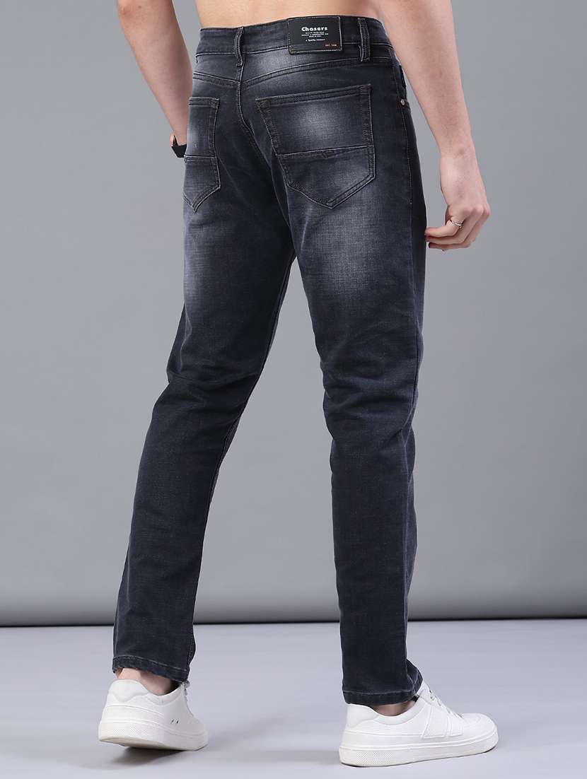 men washed mid rise full length jeans - 22257747 -  Standard Image - 3